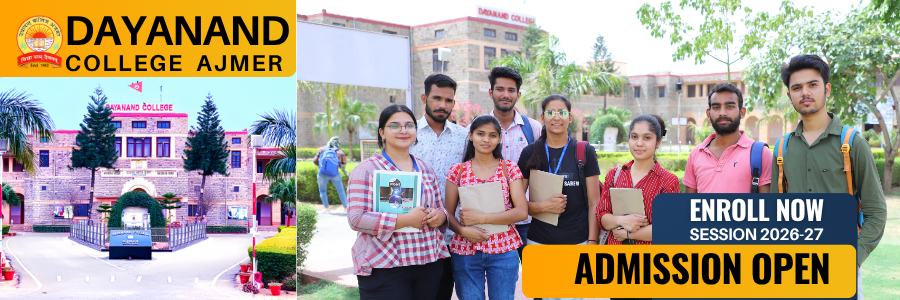 Dayanand College Ajmer | Admission Enquiry for Session 2026-27