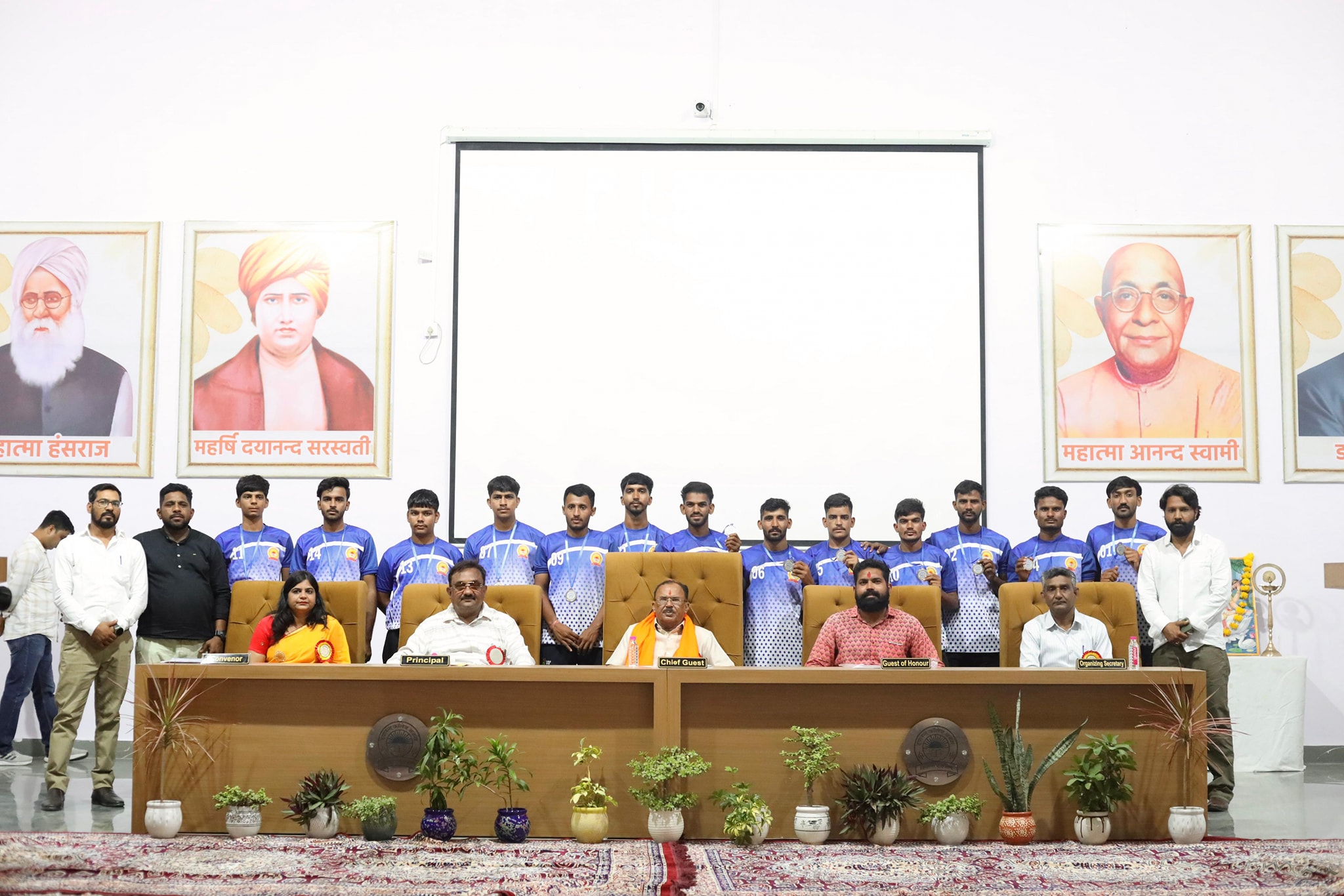 Dayanand College Ajmer | Dayanand College, Ajmer, secured the runner-up position at the 38th Inter-College Men’s Kabaddi Competition