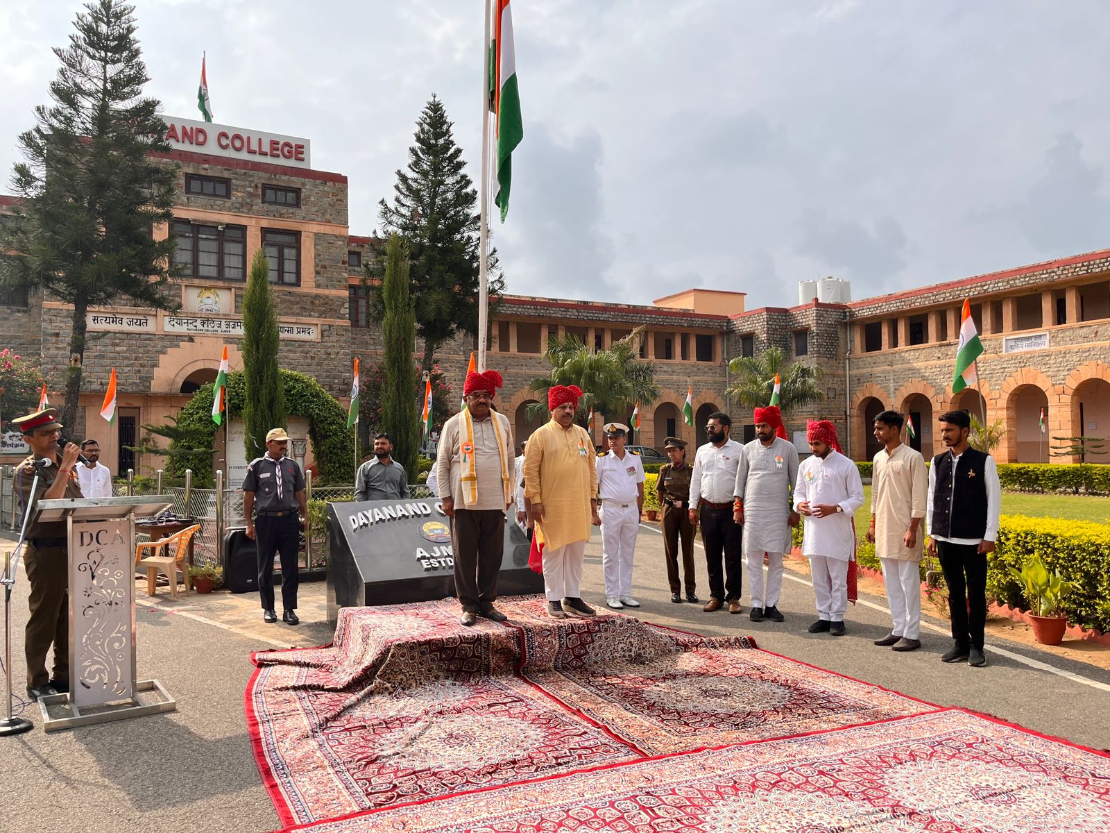 Dayanand College Ajmer | Grand Celebration of India's 79th Independence Day at Dayanand College, Ajmer
