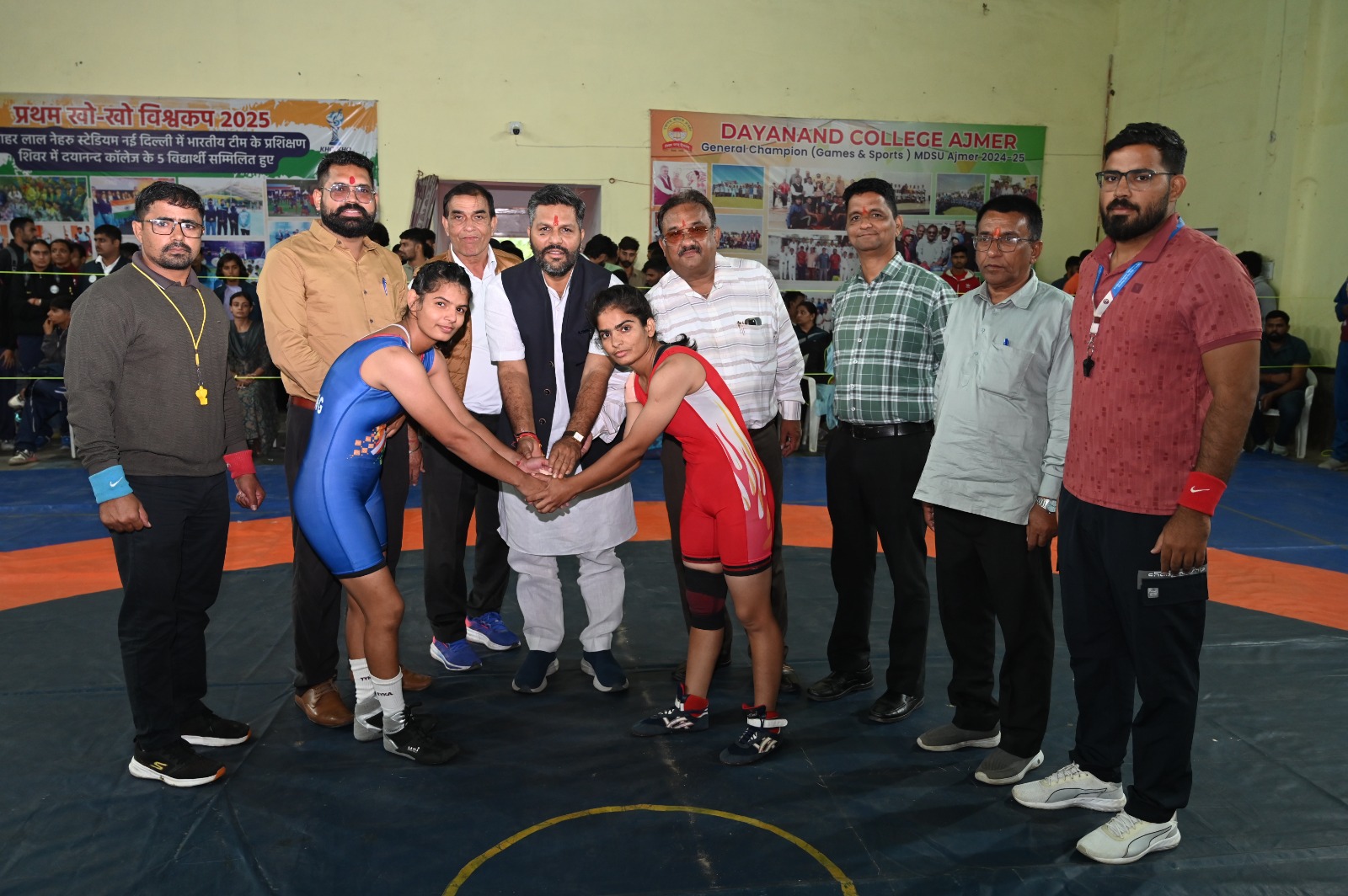 Dayanand College Ajmer | Inauguration of the 38th Inter-College Wrestling Competition at Dayanand College, Ajmer
