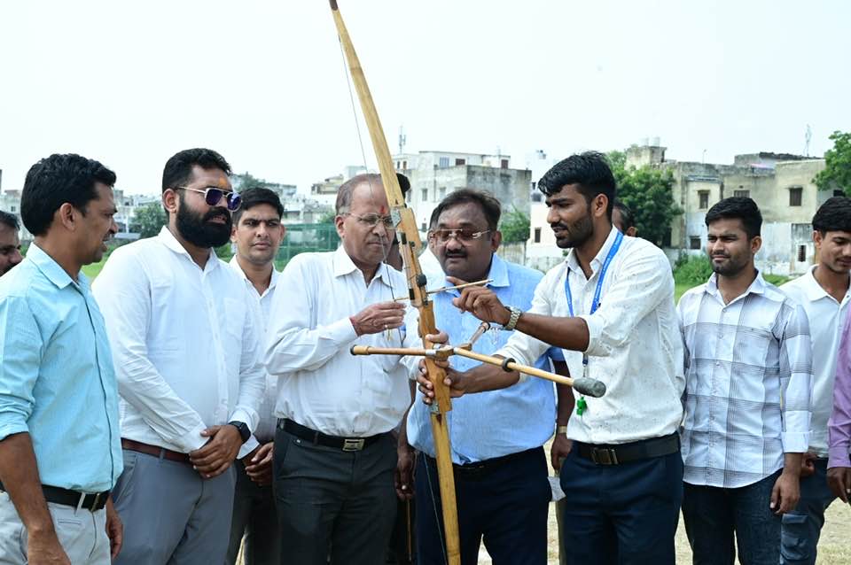 Inauguration of Maharshi Dayanand University Ajmer's Sports Mahakumbh at Dayanand College, Ajmer
